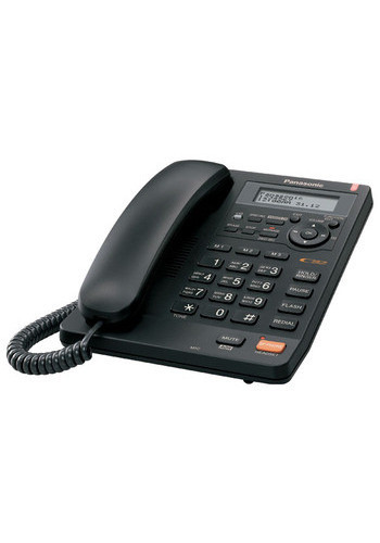 Проводной телефон (автоответчик, АОН, CallerID) Panasonic KX-TS2570 черный