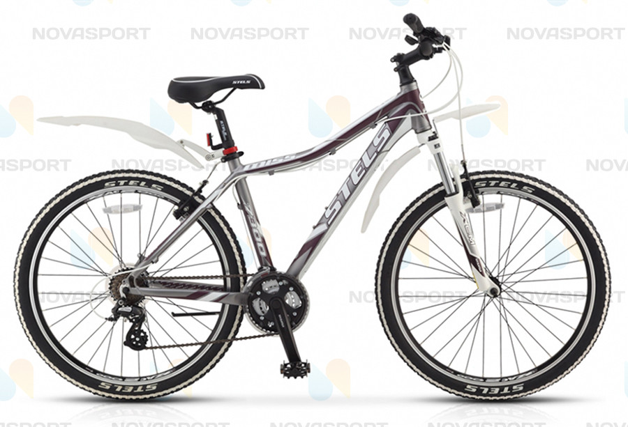 Велосипед Stels Miss 7300 (2014) Серебро-матовый