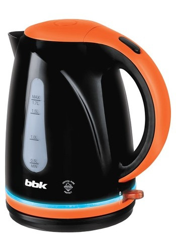 Чайники BBK EK1701P черный/оранжевый