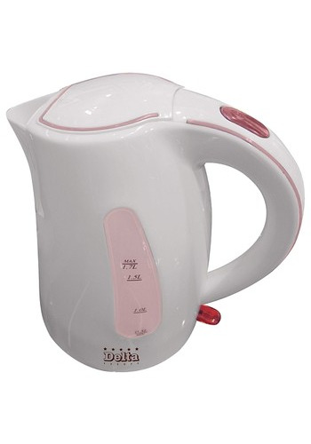 Чайник Delta DL 1038 белый/розовый