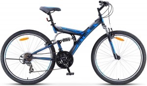 Велосипед Stels Focus 26 V 18 sp V020 Черный/Синий