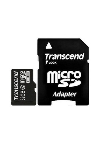 Карта памяти Transcend microSDHC 32Gb Class10 + адаптер