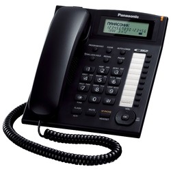 Проводной телефон (АОН, CallerID) Panasonic KX-TS2388RUB черный