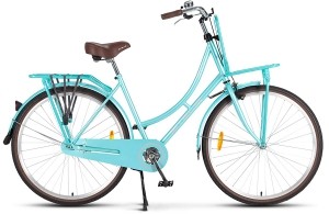 Велосипед Stels Navigator 28" 310 Lady V020 Светло-зеленый (с корзиной)