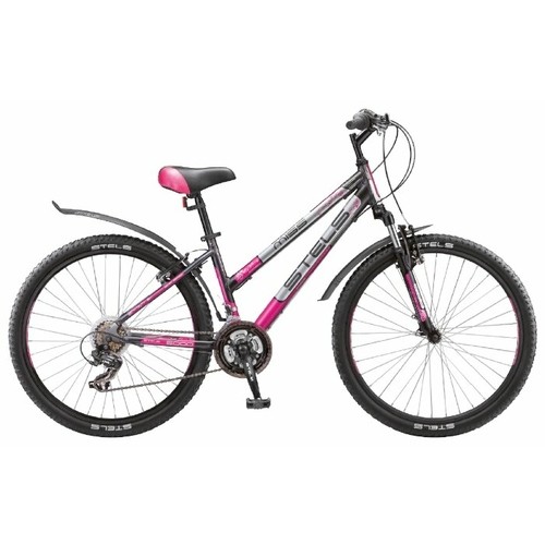 Велосипед Stels Miss 6000 V 26 (2016 г) Серый/Розовый/Серебристый