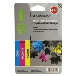 Комплект цветных картриджей Cactus CS-CLI426C/M/Y для Canon PIXMA MG5140/5240/6140/8140; MX884